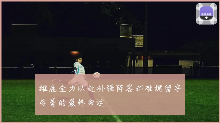 雄鹿全力以赴补强阵容却难挽留字母哥的最终命运