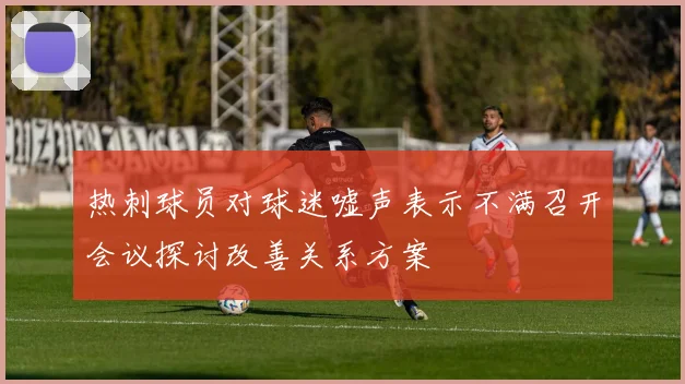 热刺球员对球迷嘘声表示不满召开会议探讨改善关系方案
